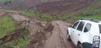 TİLLO - Siirt'te Köy Yolunda Heyelan