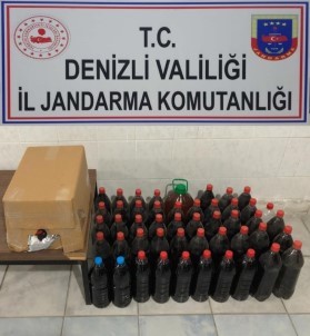 Jandarma 104 Litre Kaçak Şarap Yakaladı