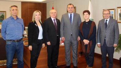 Kafkas Derneklerinden Başkan Taşdelen'e Tebrik Ziyareti