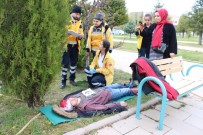 TÜP PATLAMASI - Paramedik Öğrenciler Yaralılar İçin Yarış Yaptı