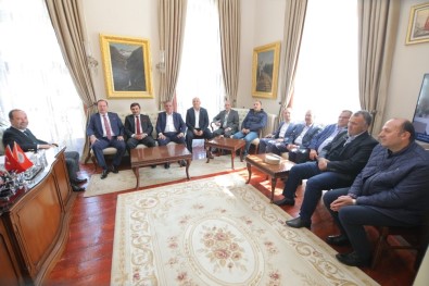 Edirne Ticaret Borsası'ndan Belediye Başkanlarına Ziyaret