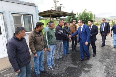 Vali Soytürk'den Asfalt Plent Ve Büz Baca Tesisini İnceledi