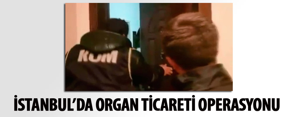 İstanbul'da organ ticareti yapanlara yönelik operasyon