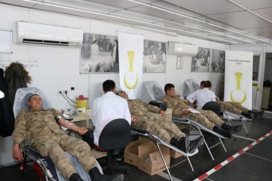 Jandarma'dan Kan Bağışı Desteği
