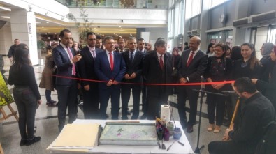 Tepebaşı Halk Eğitimi Merkezi'nden 'Ebru Ve Resim Sergisi'