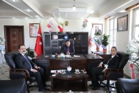 Vali Arslantaş, Refahiye Ve İliç İlçelerinin Yeni Belediye Başkanlarını Ziyaret Etti Haberi