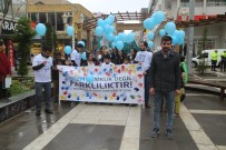 Silopi'de Otizmliler İçin Gökyüzüne Mavi Balon Uçuruldu