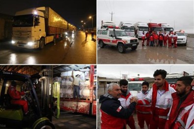 Türk Kızılayı'nın Yardımları İran'ın Urmia Şehrine Ulaştı