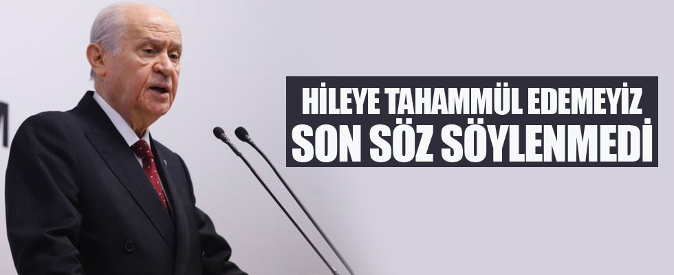 Bahçeli'den Antalya'da açıklamalar