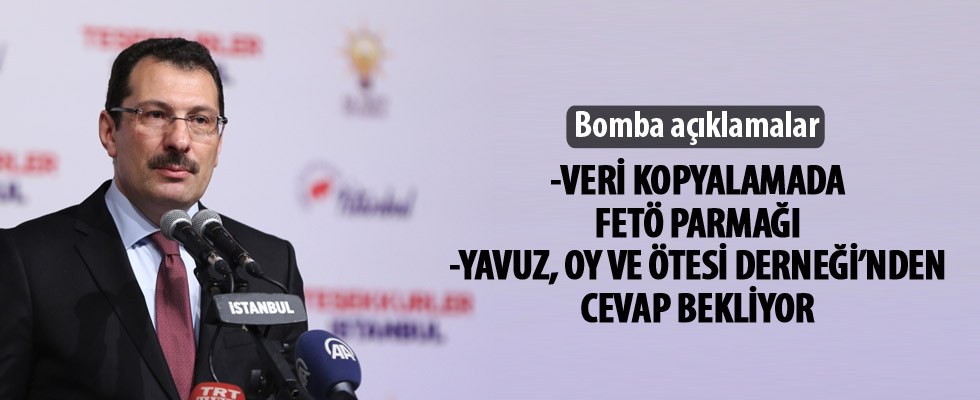AK Partili Yavuz'dan bomba açıklamalar