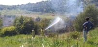 ORMAN YANGINI - Ayvalık'taki Orman Yangınında 6 Dönüm Alan Zarar Gördü