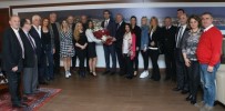 KERVANSARAY - Başkan Yüksel'e Derneklerden Ziyaret