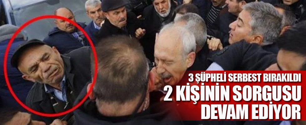 Kılıçdaroğlu'na saldıran kişinin sorgusu devam ediyor