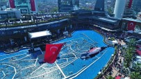 TÜRK BAYRAĞI - Ataşehir'de 23 Nisan Coşkusu Drone İle Görüntülendi