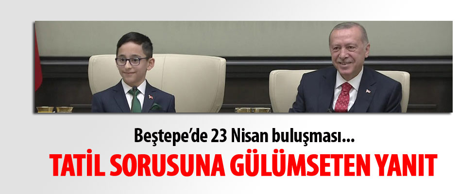 Cumhurbaşkanlığı Külliyesi'nde 23 Nisan töreni