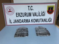 Erzurum'da Yarım Milyon Liralık Reçine Esrar Ele Geçirildi