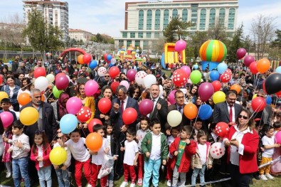 Kırıkkale Belediyesi'nden Çocuklara Oyun Parkuru