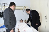 AHMET AYDIN - Vali Akbıyık Yaralı Askerleri Ziyaret Etti
