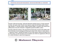 MEZAR TAŞLARı - Adalızade Mezar Taşları Doktora Tezi Oldu