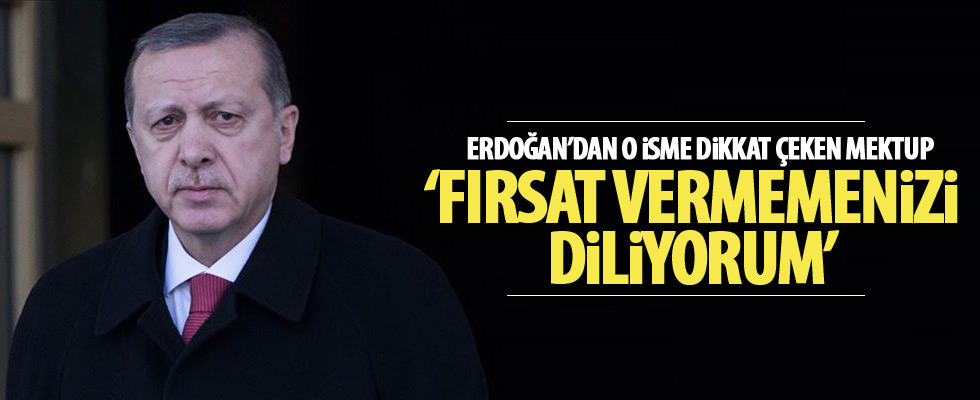 Erdoğan'dan Ateşyan'a mektup!