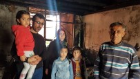 5 Kişilik İşçan Ailesinin Evini Yangın Küle Çevirdi