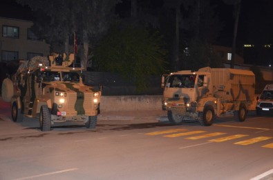 Gece yarısı Suriye sınırına komanda takviyesi