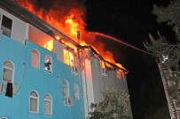 OKAN AKMAN - Kemer'de Otelin Personel Lojmanında Yangın