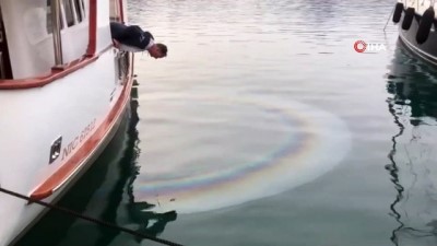 Muğla'da Denizi Kirleten Motor Yata 17 Bin 450 Lira Ceza