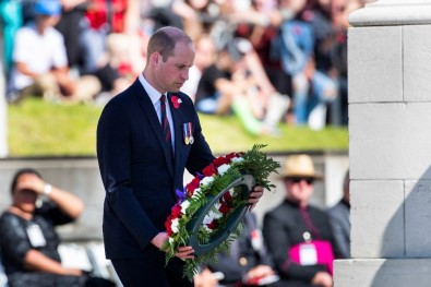 Prens William, Yeni Zelanda'da Anzak Günü Törenine Katıldı