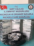 Siirt'te Bin 570 Paket Kaçak Sigara Ele Geçirildi