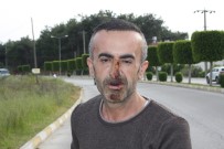 SARıLAR - Yağmurdan Kaçarken Doluya Tutuldular