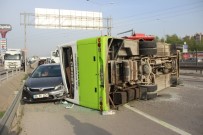 D100 KARAYOLU - D100'de 6 Araç Birbirine Girdi, Yolda Uzun Araç Kuyrukları Oluştu