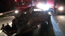 Ümraniye'de Zincirleme Trafik Kazası; 1 Yaralı