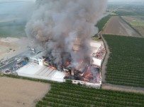 4 Saattir Devam Eden Yangın Havadan Görüntülendi