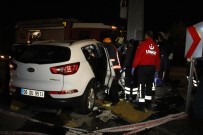 BEŞEVLER - Araçta Sıkışan Kadına İki Saatlik Kurtarma Operasyonu Kurtarıldı