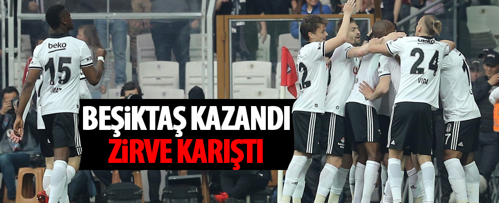 Beşiktaş zirveye yaklaştı
