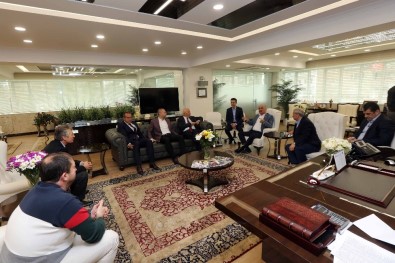 Gimat Yönetiminden Başkan Yaşar'a Hayırlı Olsun Ziyareti