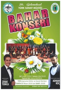 Bahar Konserine Ünlü Bestekar Zekai Tunca Konuk Olacak