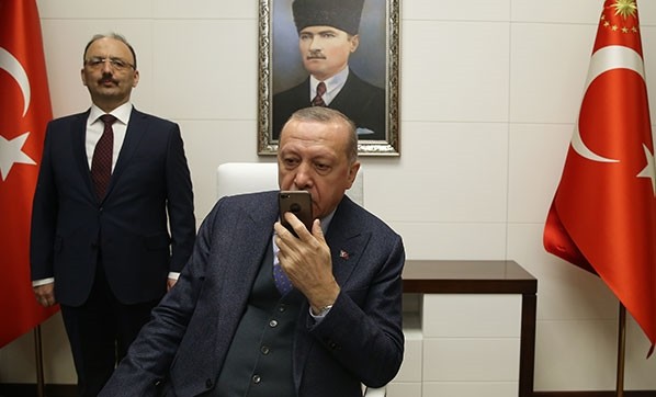 Erdoğan, ABD Başkanı Trump'la görüştü