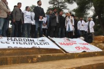 İŞ BIRAKMA EYLEMİ - Sağlıkçılar Mardin'de Tepki İçin İş Bıraktı