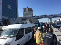TRAFİK YOĞUNLUĞU - Tem Bağlantı Yolunda Trafiği Kilitleyen Kaza