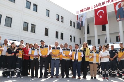 Mersin'de 8 Yeni Ambulans Göreve Başladı