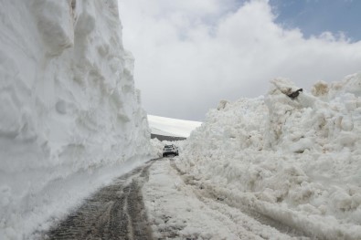 Nemrut Dağı'nda Kar Kalınlığı 10 Metre