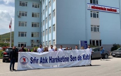Sıfır Atık Liderleri OMÜ İçin Sahadalar