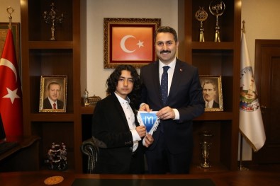Tokatlı Küçük Osman Gazi, Başkan Eroğlu'nu Ziyaret Etti