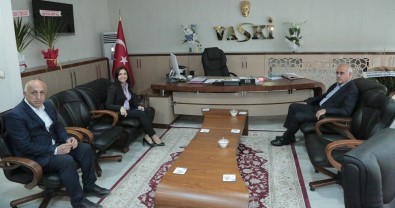 VASKİ Genel Müdürü Şeref Demir'e 'Hayırlı Olsun' Ziyareti