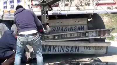Amasya'da Otomobil Tıra Çarpıp Devrildi Açıklaması 1 Ölü
