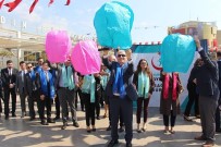 KOLON KANSERİ - Kansere Dikkat Çekmek İçin Yürüyen Sağlıkçılar Dilek Balonu Uçurdu