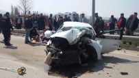 Tıra Çarpan Otomobilin Sürücüsü Hayatını Kaybetti