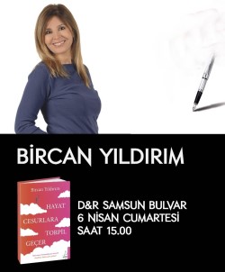 Bircan Yıldırım Okurlarıyla Samsun'da Buluşacak